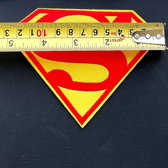 NEW 2 DC SuperGirl Patches/Emblems/Appliqués! Huge 8", Large 5". Iron-On/SewOn - Picture 7 of 10